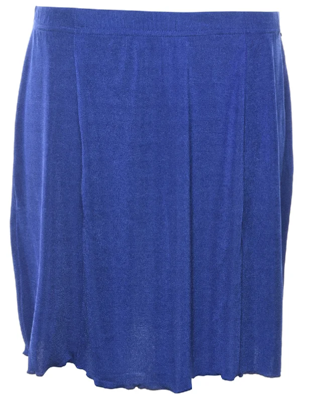 Blue Mini Skirt - M