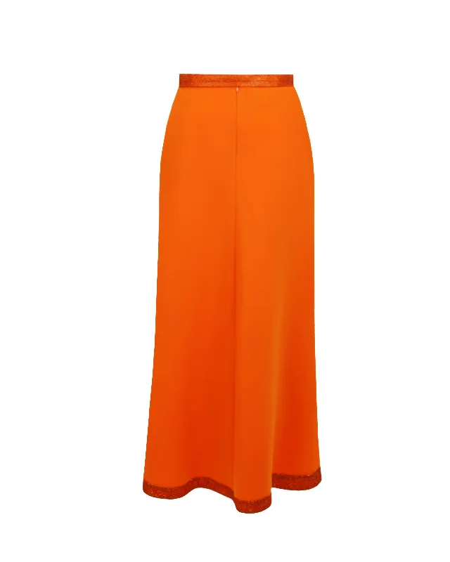 Straight Cut Midi Skirt