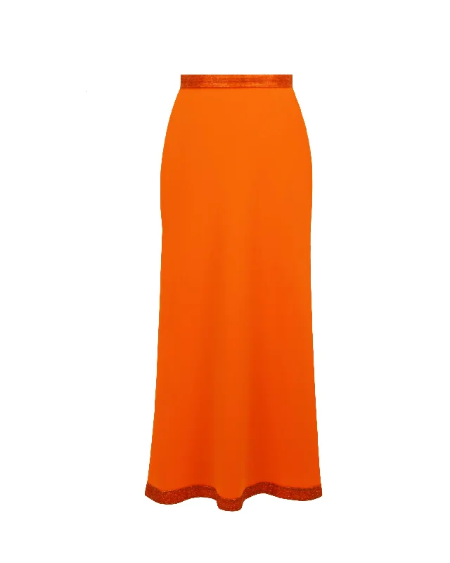 Straight Cut Midi Skirt