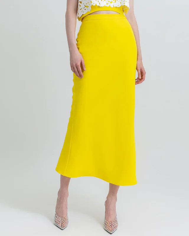 Yellow Pencil Skirt