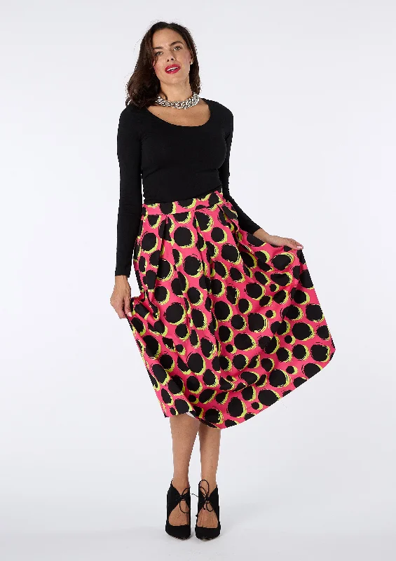 Maggy Midi Printed Skirt