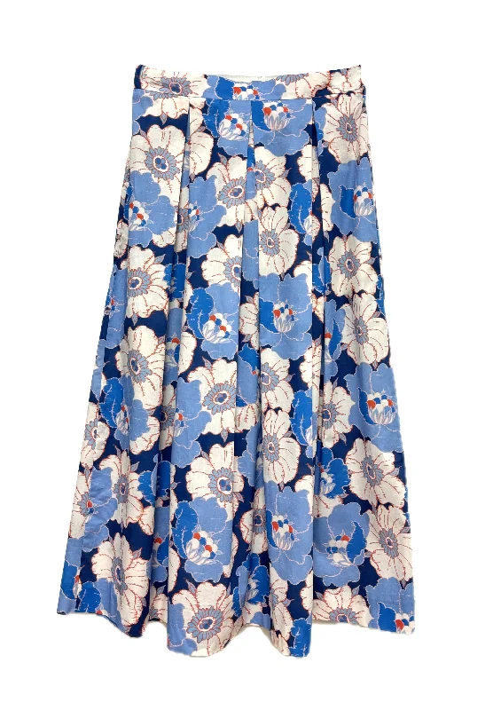 Sophia Midi Pleated Skirt - made with Liberty Fabric