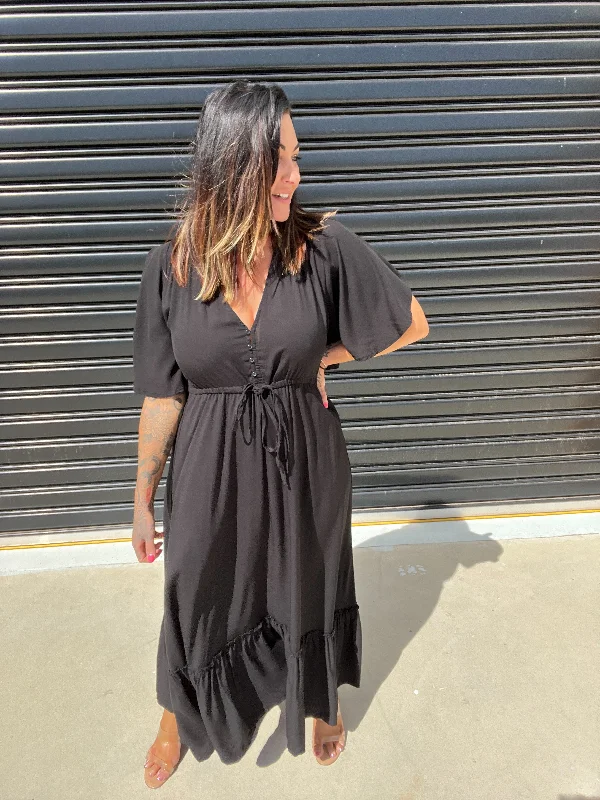 Deja Maxi Dress Black